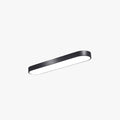 LuminaOval LED Flush Mount Ceiling Light Black White Grey Gold