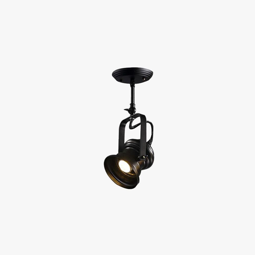 Industrial Rotating Ceiling Light With Semi Flush Mount