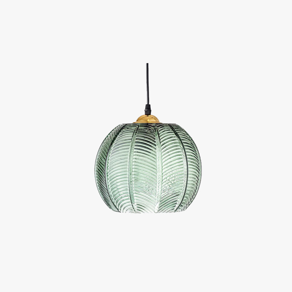 Green Nordic Glass Pendant Light For Warm Ambience