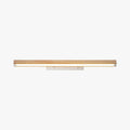 Minimalist Linear Wood Vanity Wall Light With Acrylic Accent Bathroom
