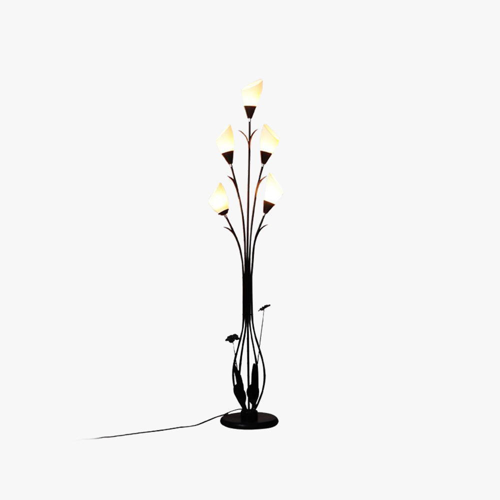 Modern Black Branching Floor Lamp For Living Room