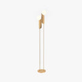 Aurora Gold Minimalist Metal Floor Lamp For Living Room And Bedroom