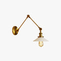 Retro Saucer Wall Lamp With Metal Shade Adjustable Two Colour Temp