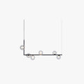 Valentina Minimalist Pendant Light Black Gold Multi Head
