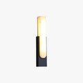 Rectangular Stone And Metal Wall Lamp With Triple Colour Temperatures