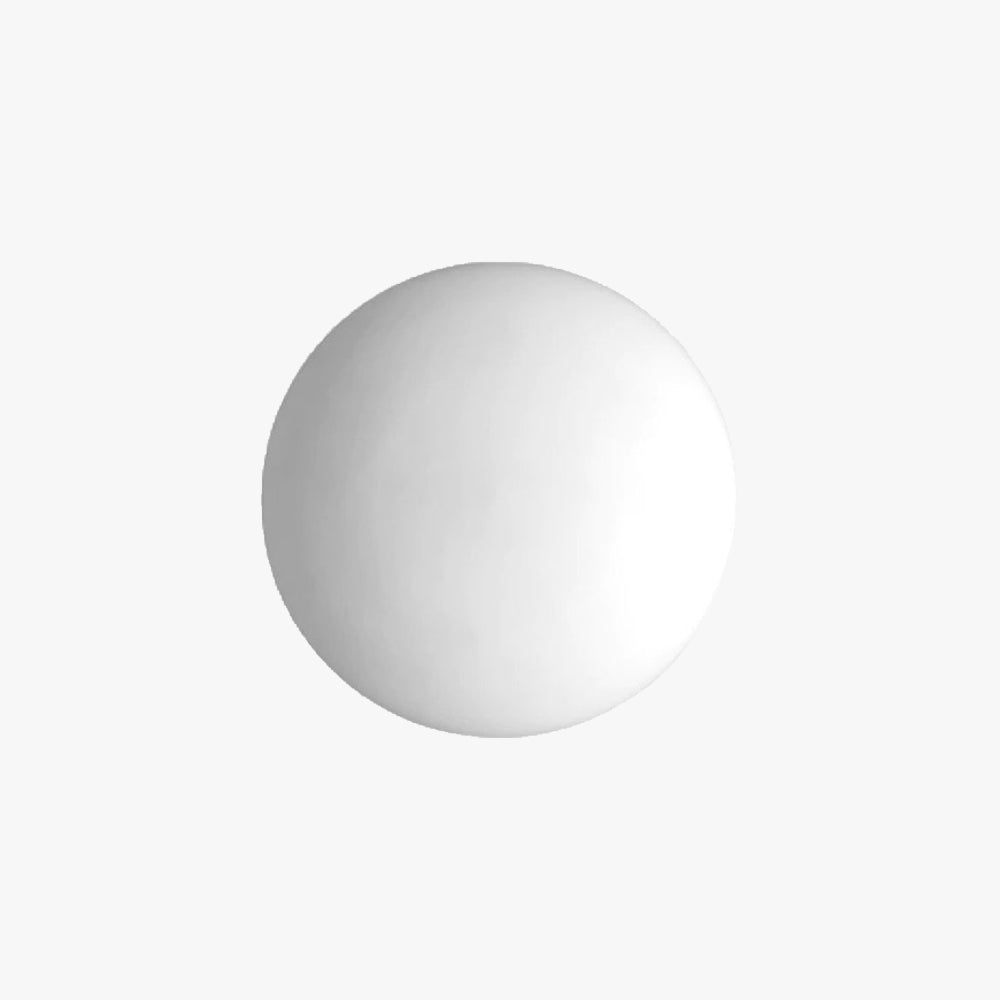 Globe Shape LED Vanity Wall Light Dimmable Warm White Glass Metal