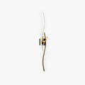 Dimmable Modern Linear Metal Vanity LED Wall Light Black Gold