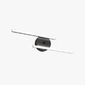 Bi-Linear LED Vanity Wall Light IP44 Black And Silver