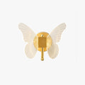 Butterfly Metal Wall Light LED Gold Finish