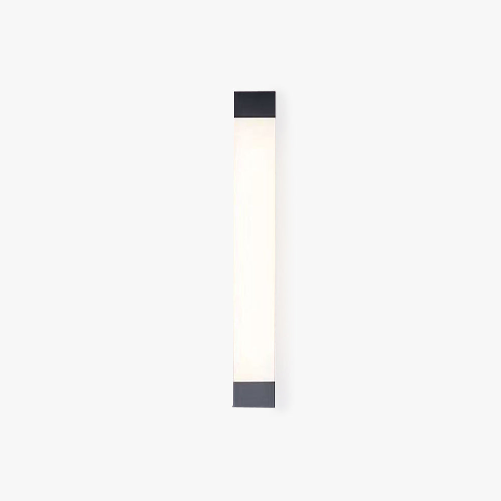 Black Minimalist Linear Outdoor Wall Light Dimmable Three Colours