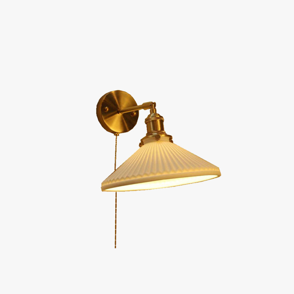 Handmade Nordic Wall Light With Rustic Weave Dimmable Indoor Lamp