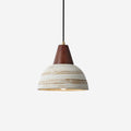 Nordic Pendant Lamp With Ambient Glow Ceramic Shade