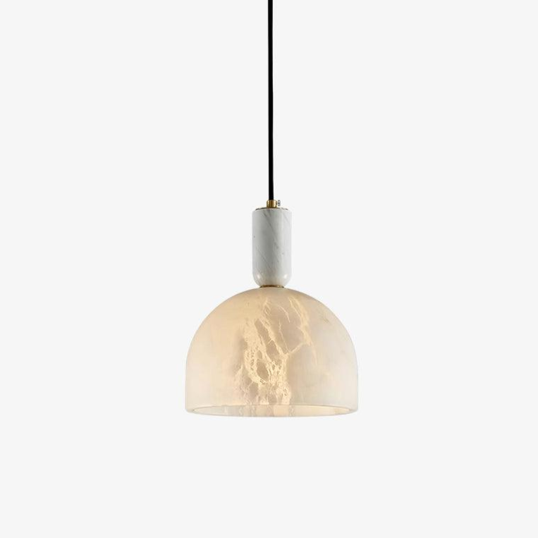 Minimalist Alabaster Pendant Light For Warm Glow