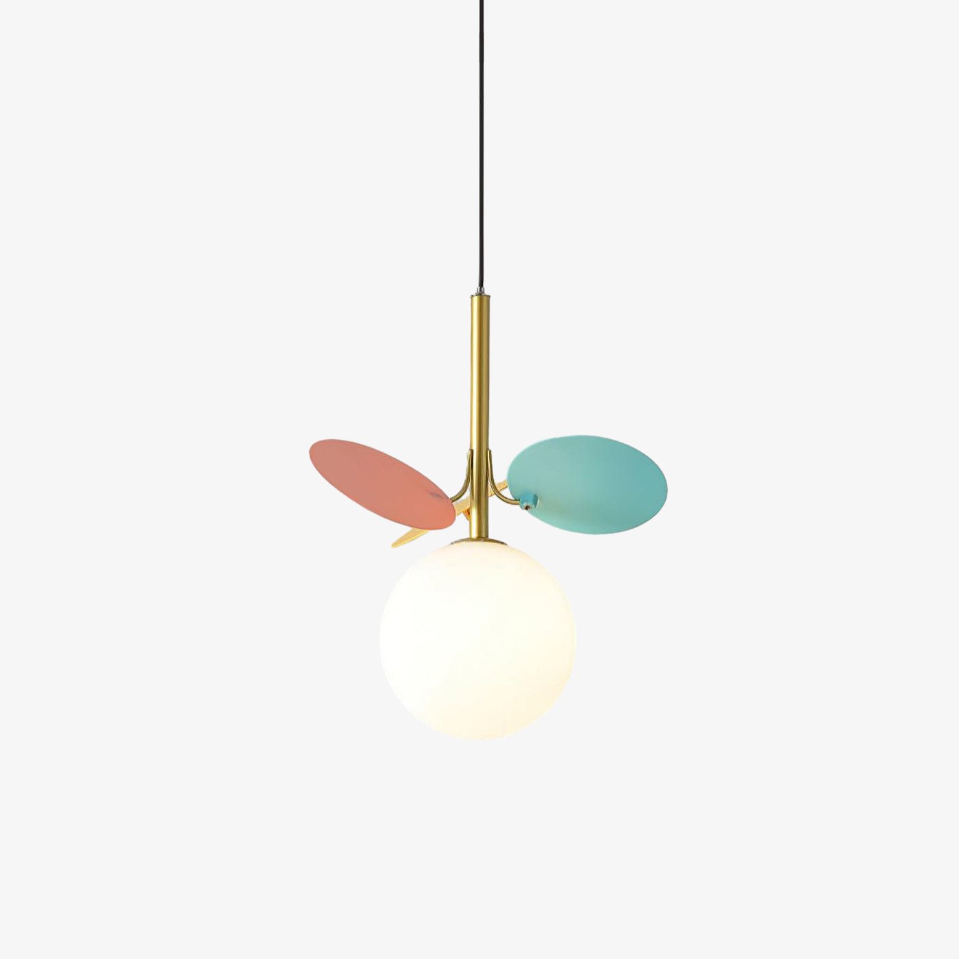 Crystal Glass Pendant Light With Soft Led Glow