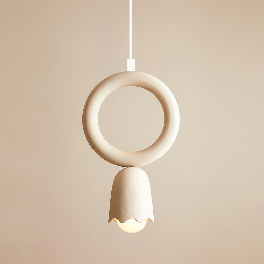 Minimalist Ceramic Pendant Light With Dimmable Glow