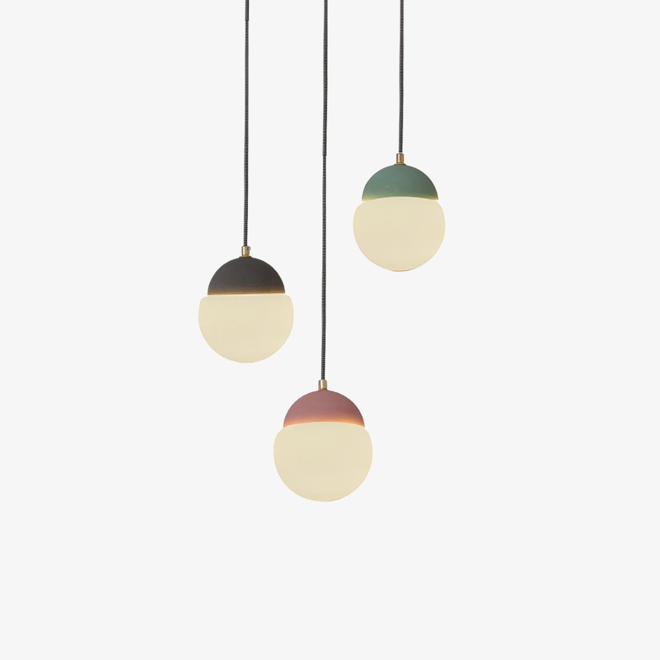 Elegant Glass Pendant Light With Soft Ambient Glow