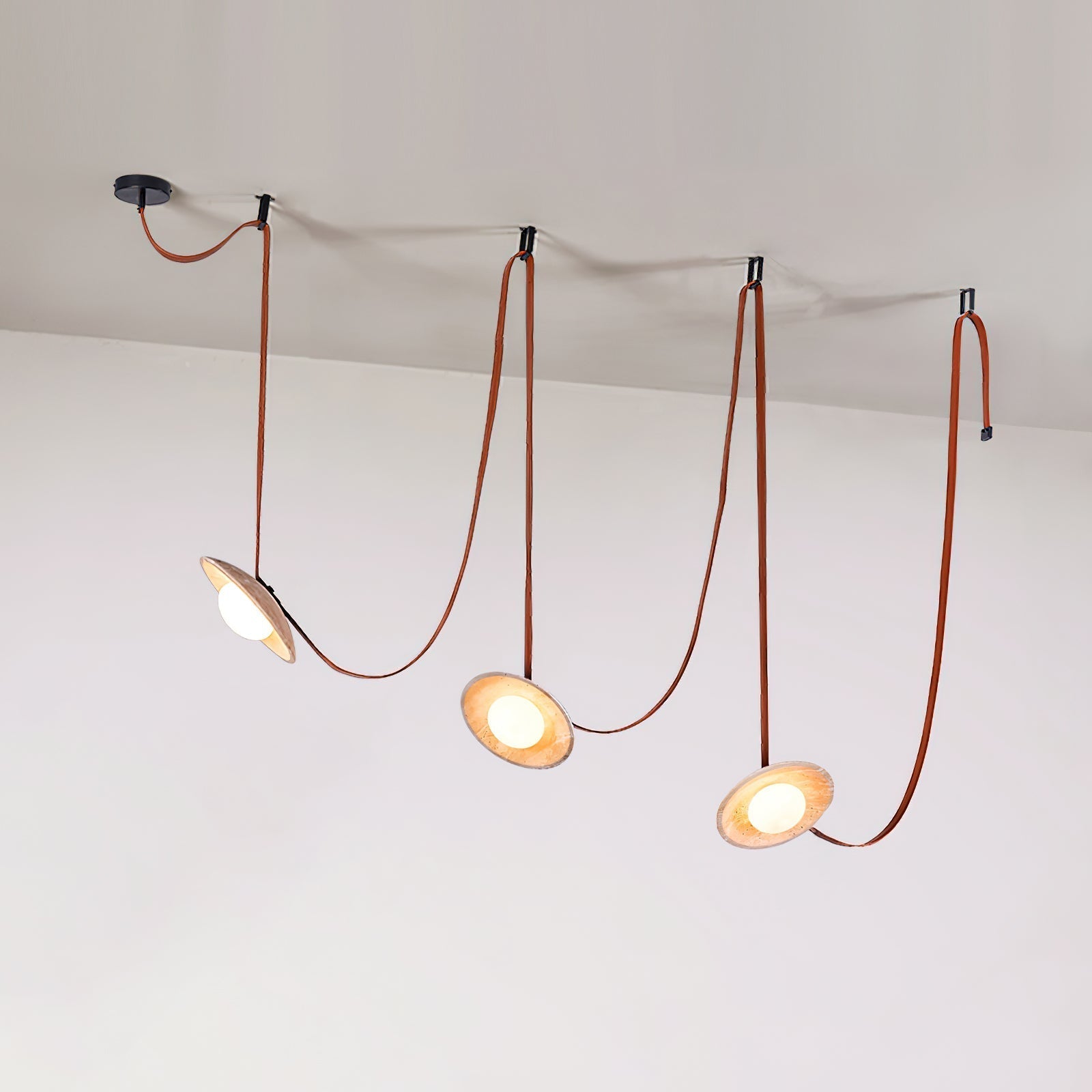 Travertine Pendant Chandelier For Warm Ambience