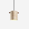 Travertine Pendant Lamp Multi Head Natural Stone Shade
