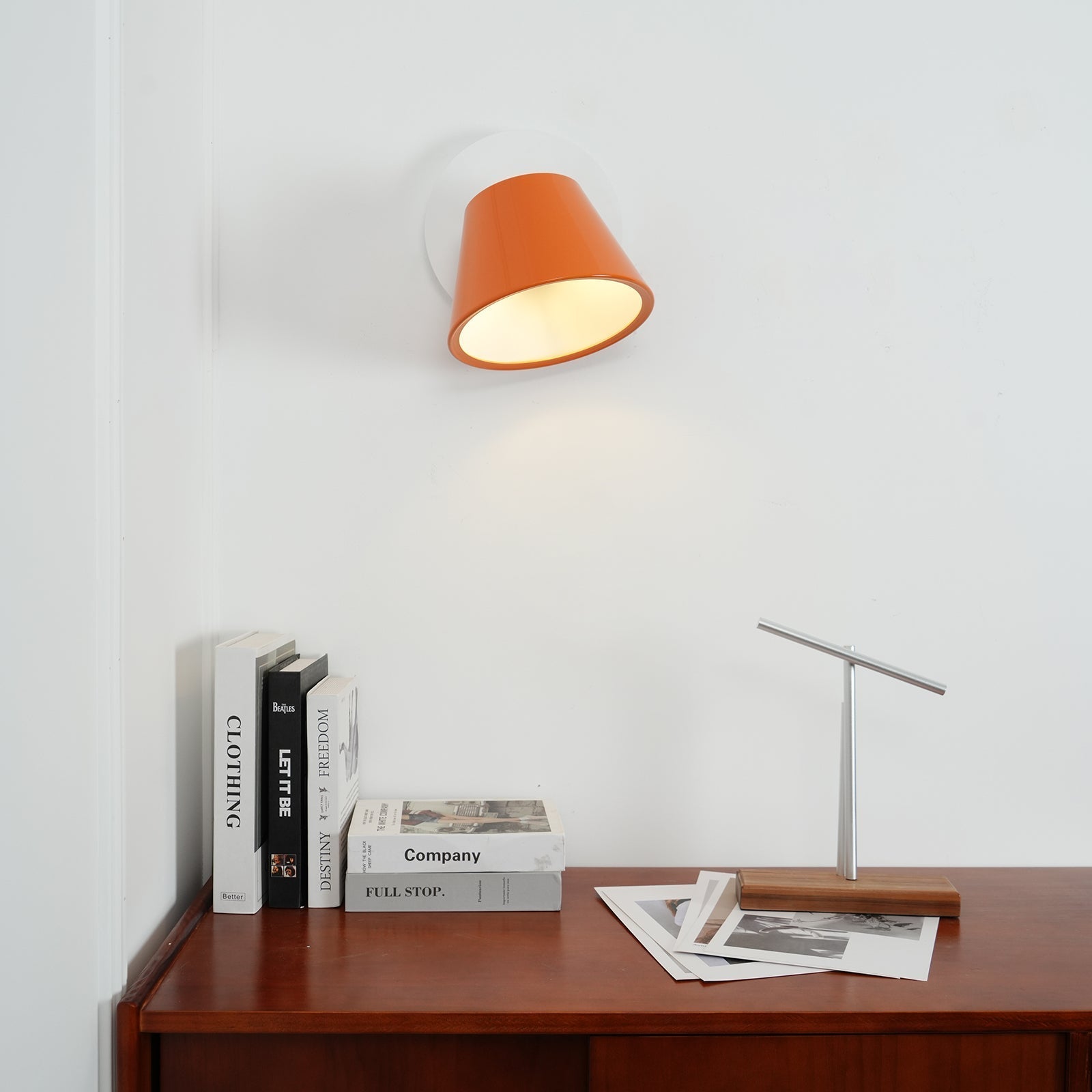 Dual Shade Two Head Wall Lamp With G9 Socket And Metal Finish