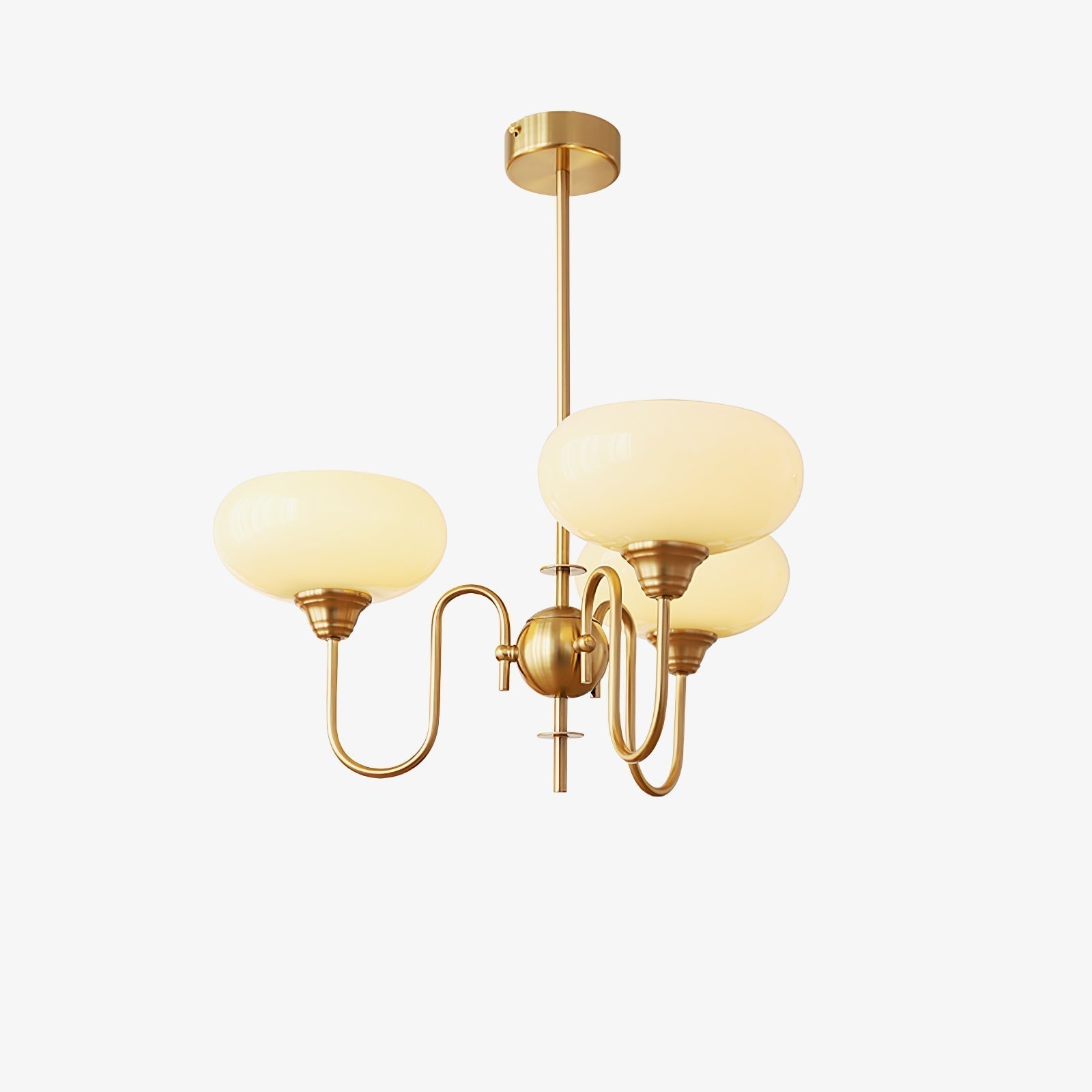 Vintage Led Multi Lampshade Pendant Light With Warm Glow