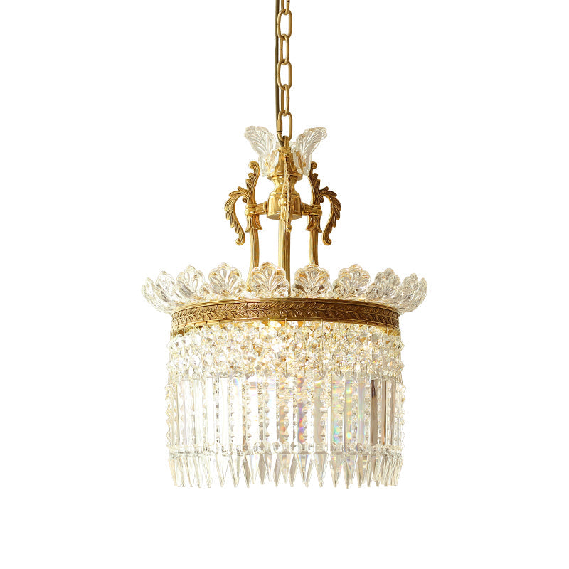 Timeless Brass And Crystal Chandelier