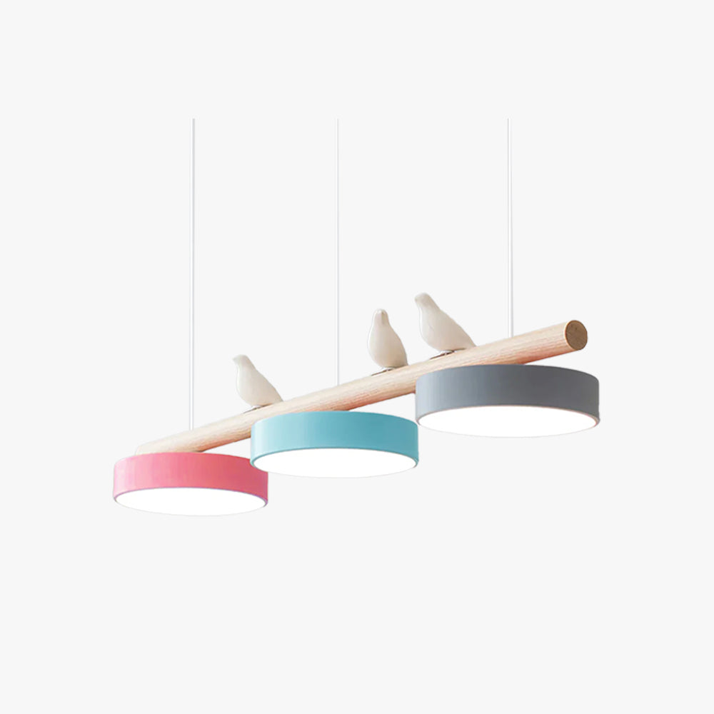 Nature Inspired Bird Motif Pendant Light for Living Rooms