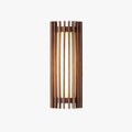 Walnut Wood Indoor Wall Light With Warm Glow