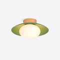 Emerald Green Flush Mount Integrated LED Ceiling Light