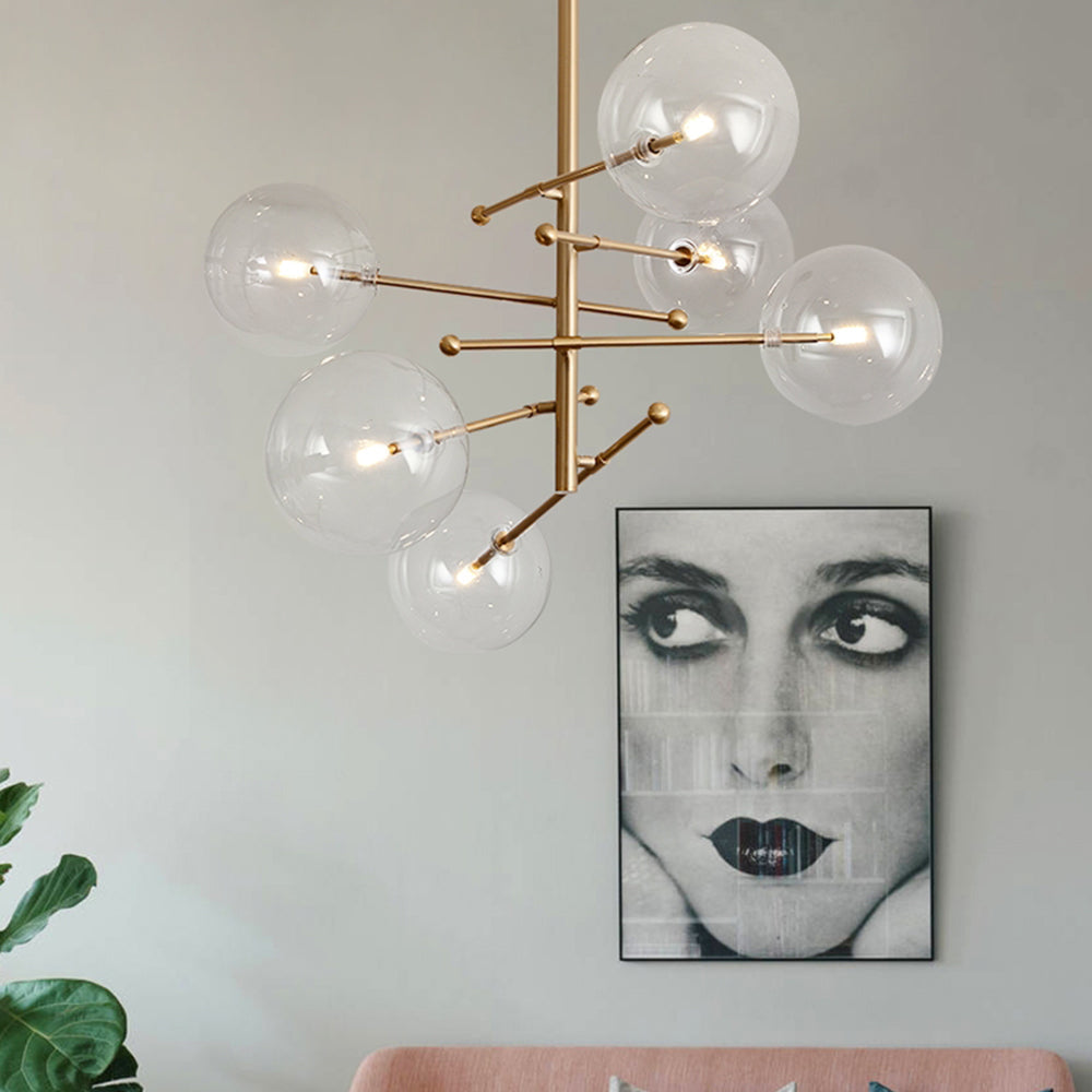 Nordic Bubble Pendant Light With Warm Ambient Glow For Living Rooms