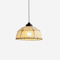 Pendant Light With Fabric Dome Shade For Soft Glow