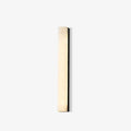 Vertical Brass Alabaster Wall Light For Hallways And Bedrooms