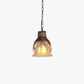 LED Pendant Light In Black Glass For Ambient Lighting In Dining And Living
