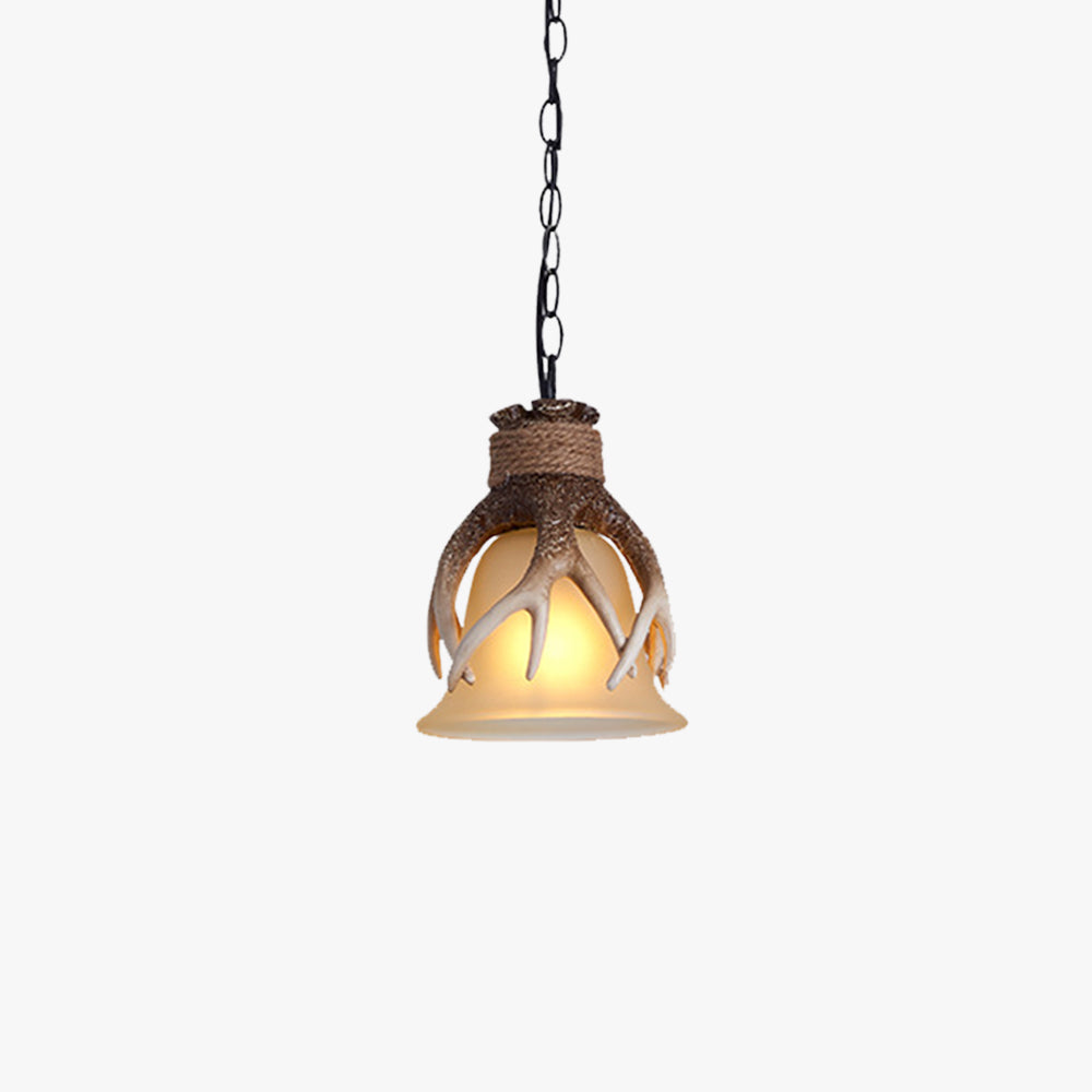 LED Pendant Light In Black Glass For Ambient Lighting In Dining And Living