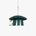Stylish Square Ceramic LED Pendant Light For Living Room