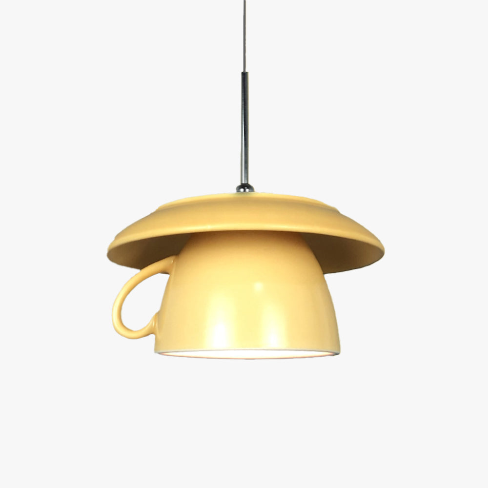 Pop Art Ceramic LED Pendant Light for Ambient Glow