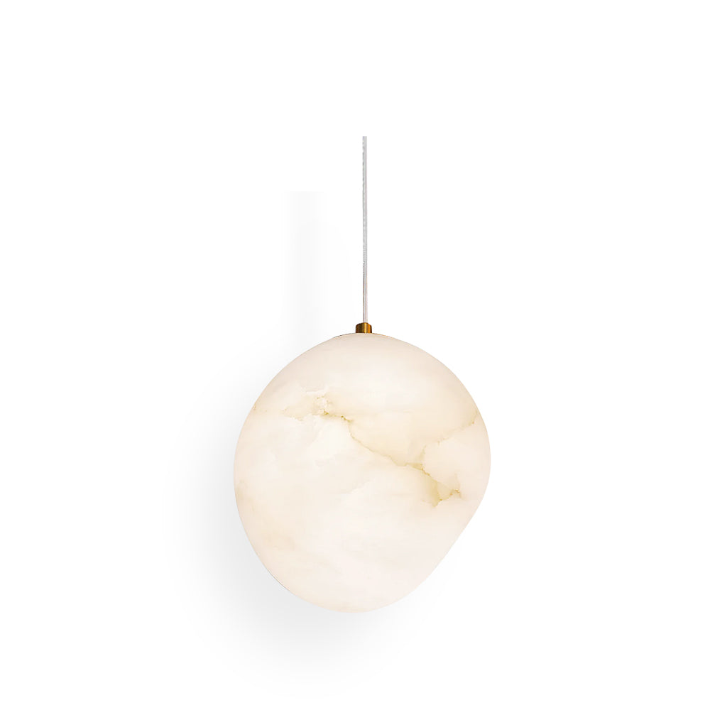 Goose Alabaster Brass Pendant Lamp for Elegant Ambience