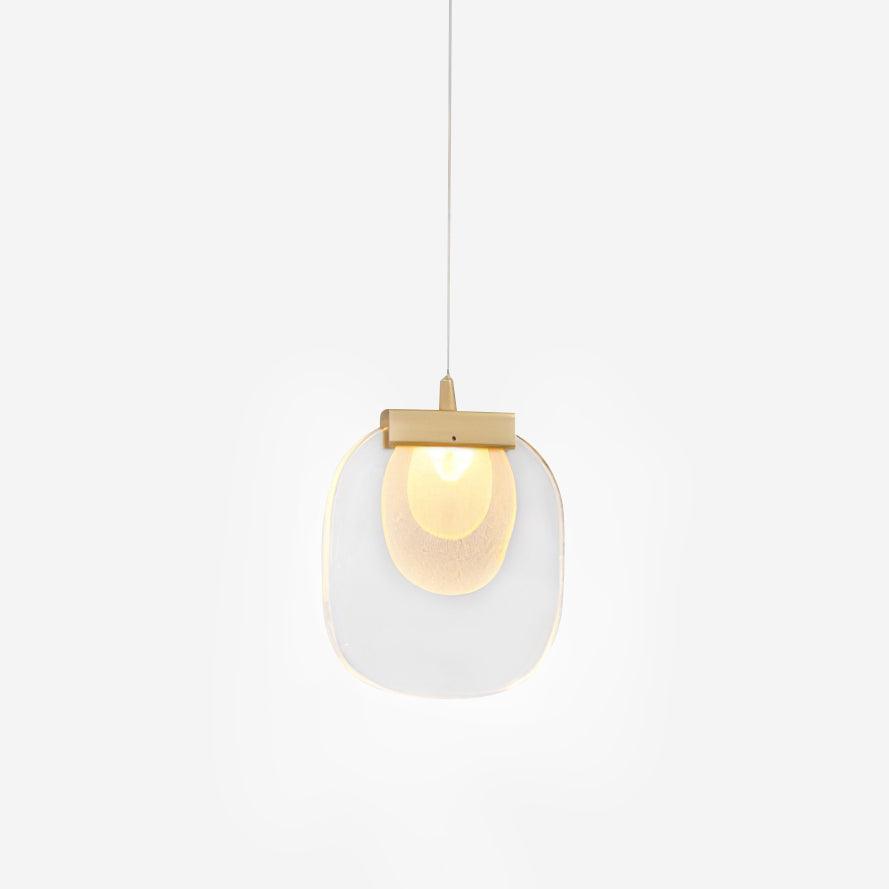 Glass Pendant Light For Enhanced Staircase Ambience
