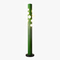 Marble Floor Lamp With Glass And Metal Base For Indoor Lighting