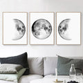 Toile Phases de la Lune – Impression HD 60 x 40 cm