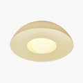 Milky Coffee Glass LED Wall Light For Living Room