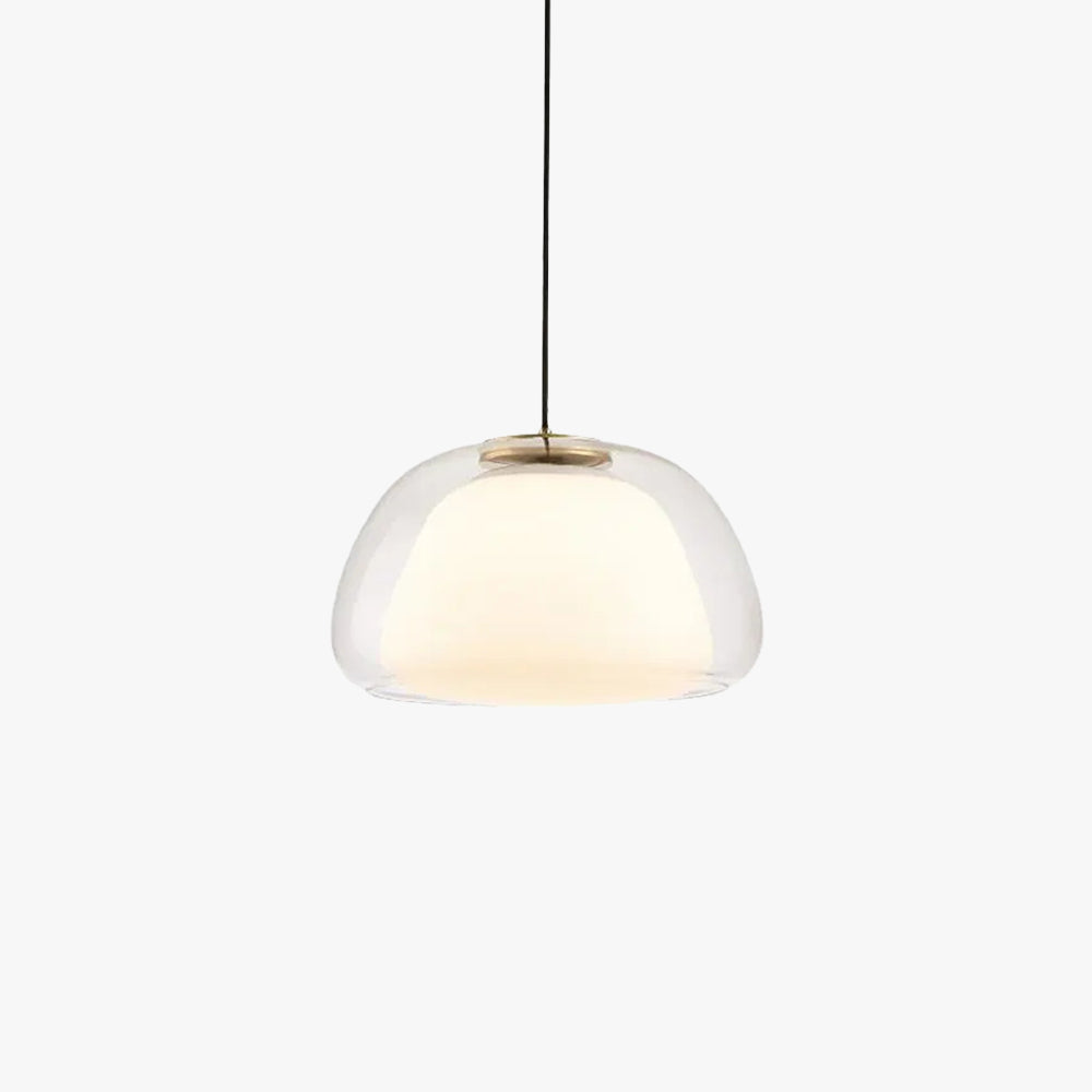 LED Pendant Light With Glass And Metal For Living Room