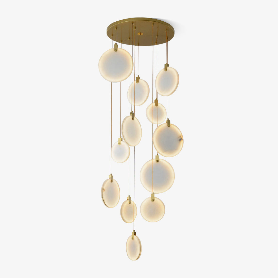 Alabaster Pendant Light With Soft Ambient Glow