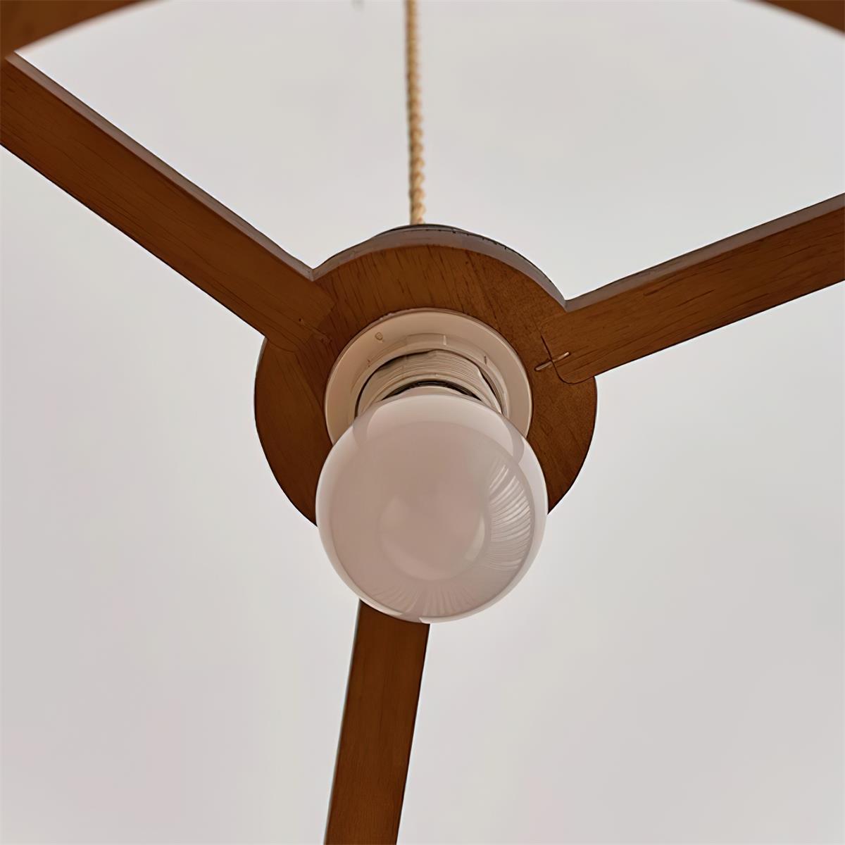 Handwoven Rattan Pendant Lamp for Warm Natural Ambience