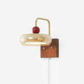 Retro Metal And Glass Wall Light With Three Colour Led Dimmable
