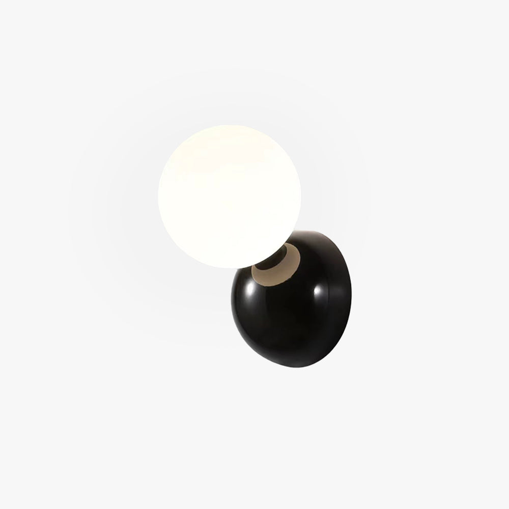 Aurora Modern LED Metal Wall Light In Black And White For Living Room