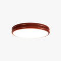 Minimalist Double Layer Flush Mount Ceiling Light With Colourful Finish