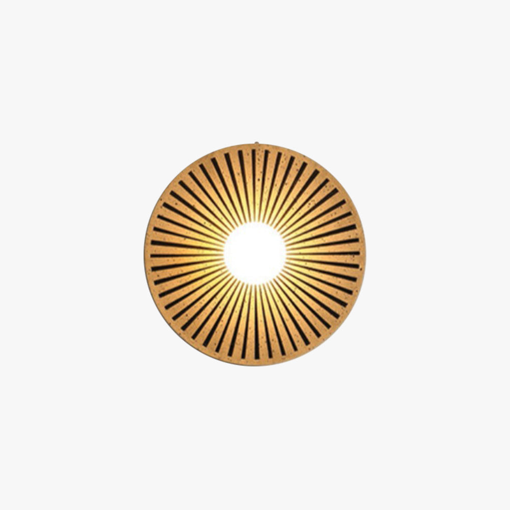Circular Resin Wall Light For Living Room And Bedroom
