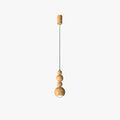 Suspension LED Globe Vintage Métal et Bois Pour Salon et Chambre Élégantes