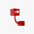 Red LED Industrial Wall Lamp For Living Room And Bedroom