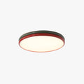 Red Modern LED Flush Mount Ceiling Light For Living Room And Bedroom